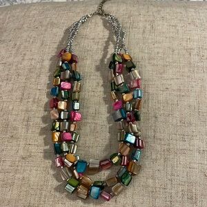 Multi colored necklace